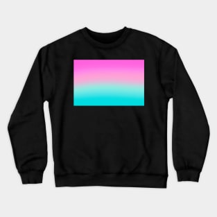 Back to School Teal and Fuchsia Horizontal Gradient Pattern Crewneck Sweatshirt